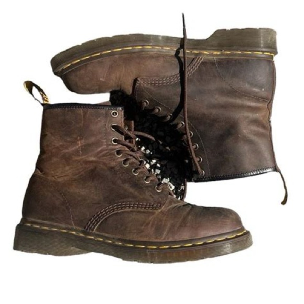 Dr. Martens Brown Lace Up Boots